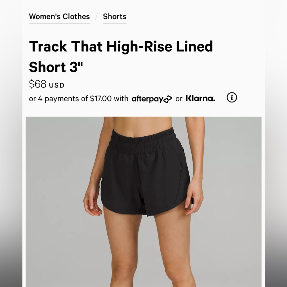Lululemon shorts